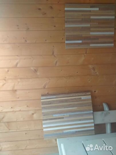 Панно из деревянных реек