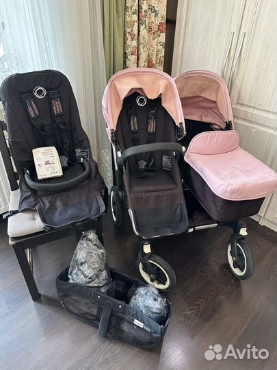 Коляска bugaboo donkey duo для погодок