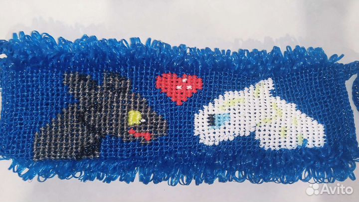 Мочалка с узором