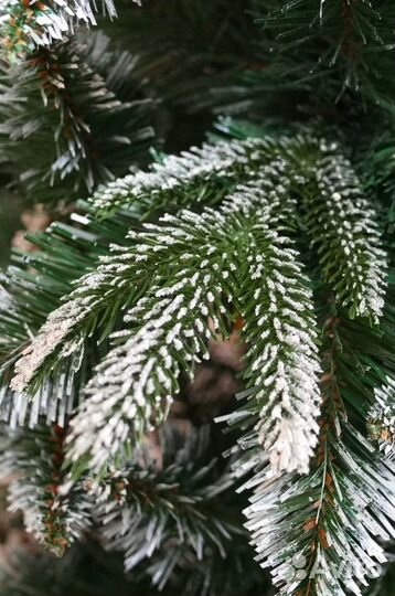 Елка Валенсия Литые ветви ре +пвх + шишки