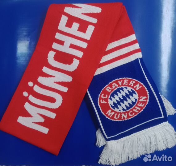 Шарф вязанный фк Бавария