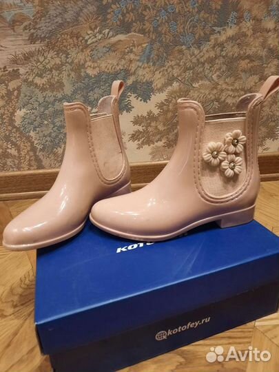 Резиновые сапоги для девочки 32 размер