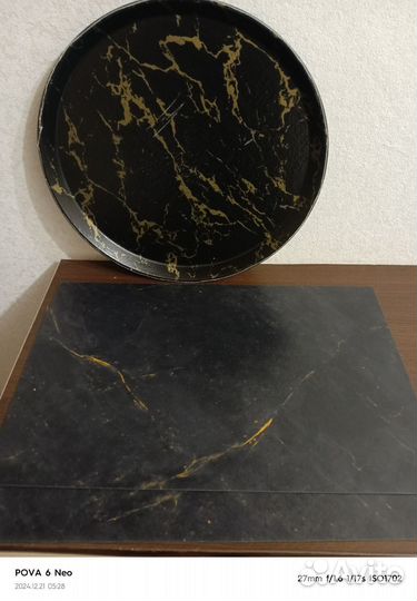 Поднос и 2 салфетки