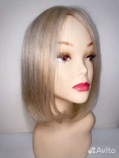 Накладка теменная из натуральных волос