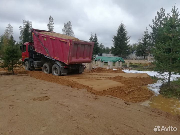 Песок щебень отсев грунт доставка