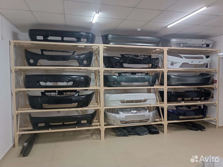 Бампер передний Лада гранта неокрашенный