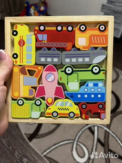 Детские развивающие игры из дерева