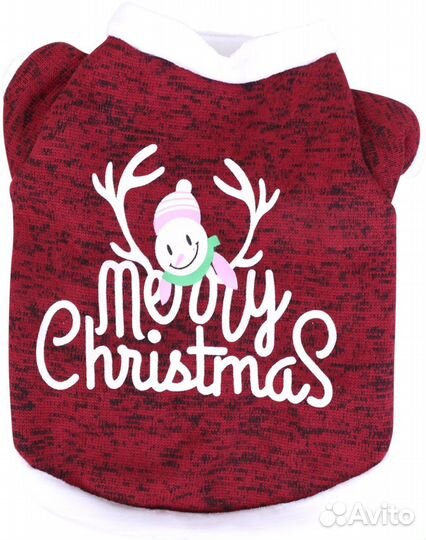 Свитер для питомца, рождественский