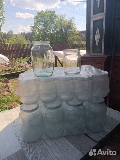 Стеклянные банки 0.5 л, 1л