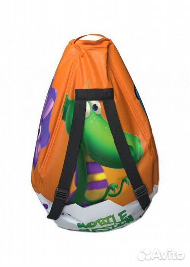 Рюкзак мешок мешок оранжевого цвета