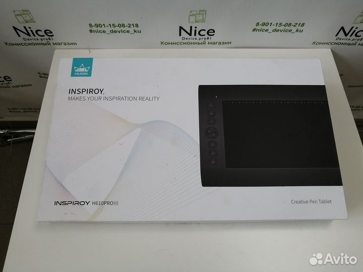 Графический планшет huion H610PRO v2