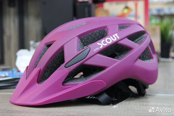 Велошлем С подсветкой ultrascout eventum