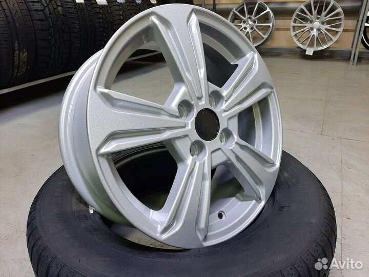 Литые диски R15 4*100 / Новые / +Шиномонтаж