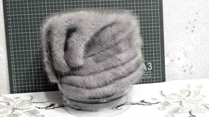 Шапка норковая женская