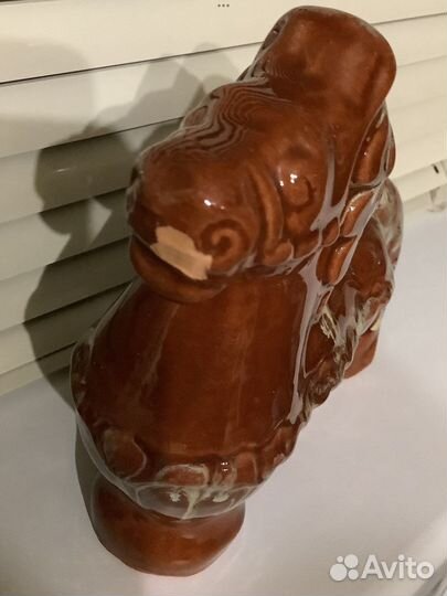 Лошадка керамическая глазиров