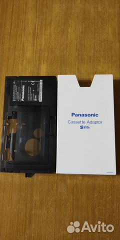Адаптер для видеокассет и видеокассета Panasonic