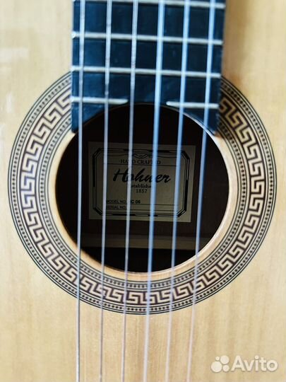 Классическая гитара hohner hc-06 + чехол