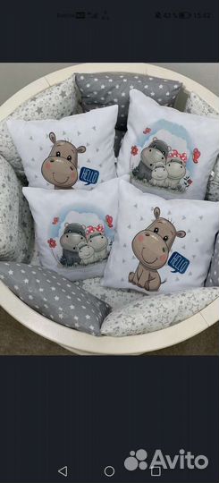 Бортики в кроватку для новорожденных