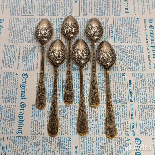 Серебряные ложки 875 пробы