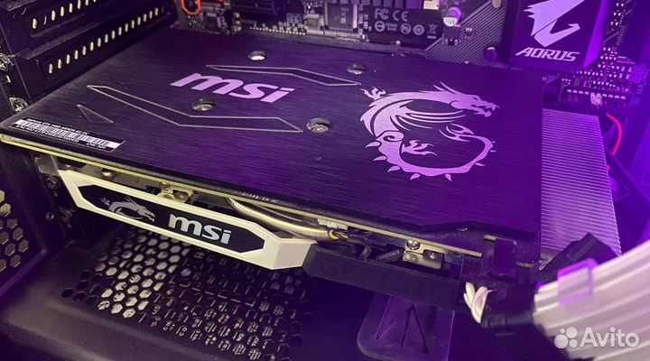 MSI GeForce GTX 1660 armor 6G OC 6гб gddr5