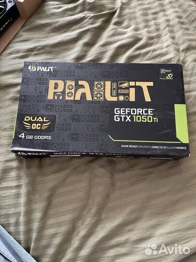 Видеокарта palit geforce gtx 1050 ti 4gb