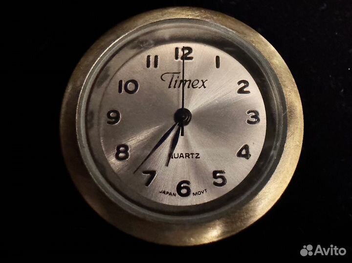 Миниатюрные часы со стразами 8,5 см