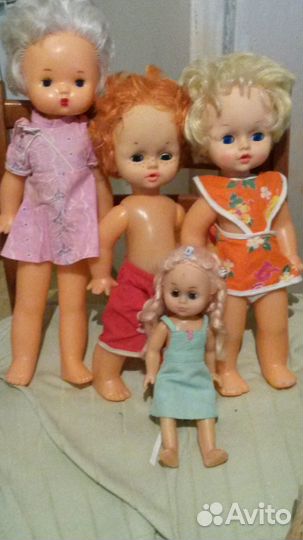 Куклы СССР -4 шт