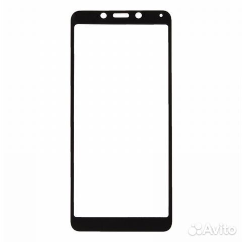 Защитное стекло 9D Samsung A750F Galaxy A7 2018 (ч