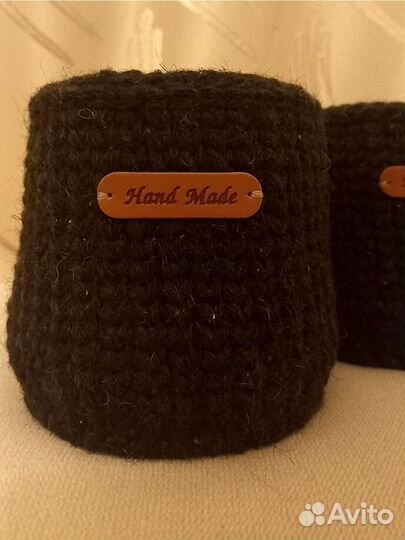 Корзины для хранения. Овечья шерсть