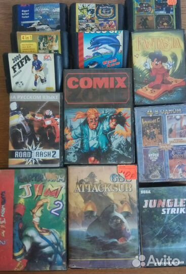 Игры для игровой приставки Sega Mega Drive сега