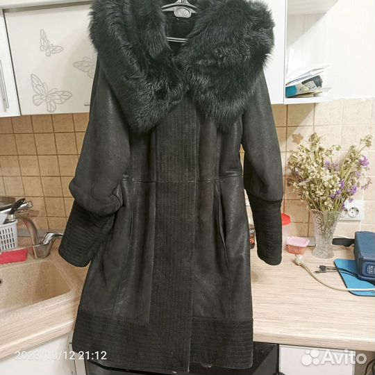 Дубленка натуральная женская 48 50