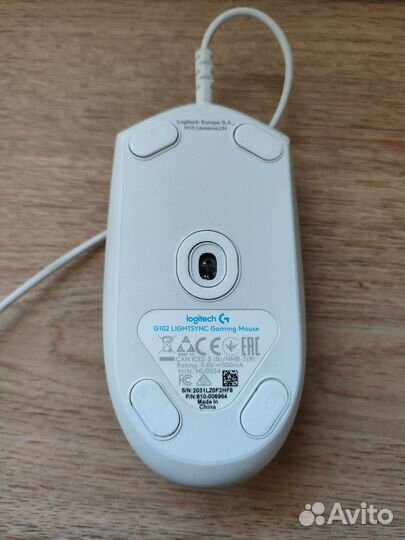 Logitech G102 LightSync White