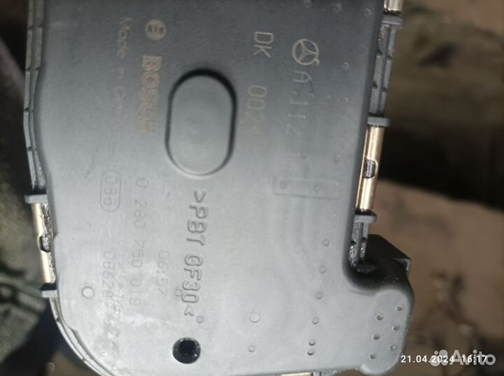 Заслонка дроссельная Mercedesbosh 0280750019