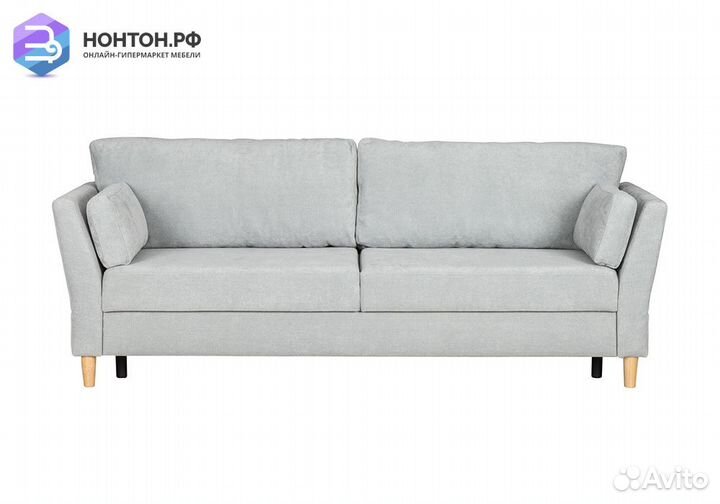 Диван тик-так Олби светло-серый