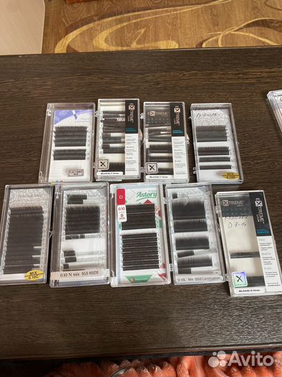 Ресницы для наращивания готовые пучки