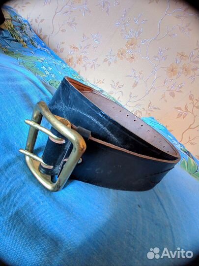 Ремень кожаный Мужской (офицерский)