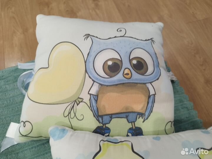 Бортики в детскую кроватку б/у