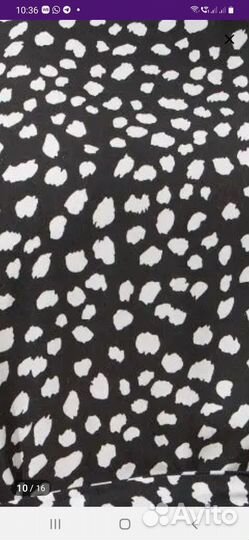 Ткань в горошек вискоза