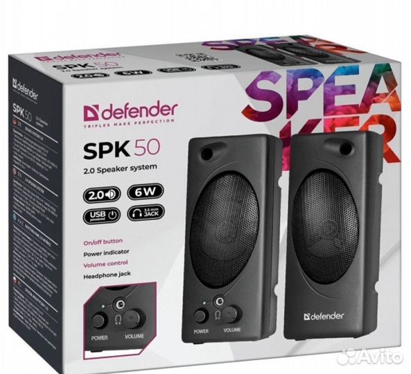 Колонки для компьютера Defender SPK 50