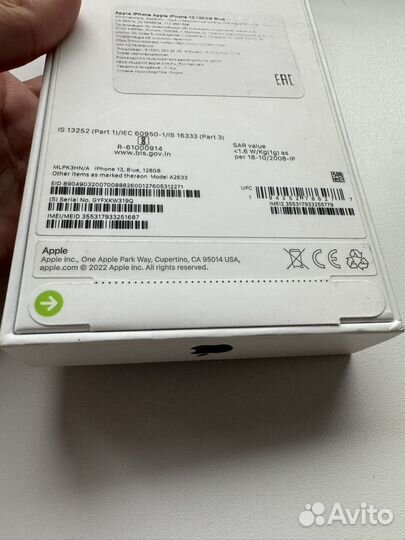 iPhone 13, 128 ГБ