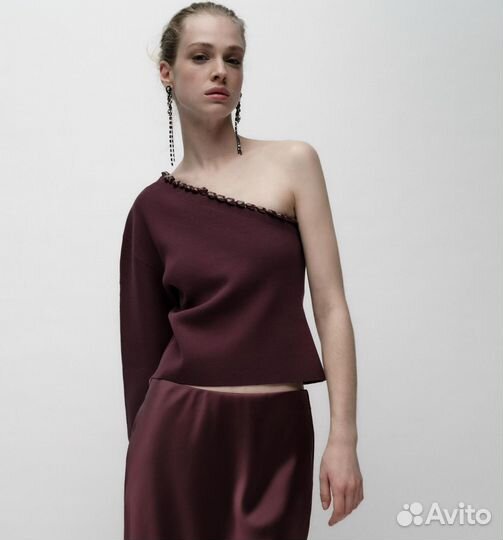 Ассиметричный свитер Zara