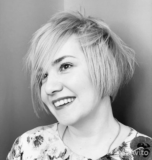 Модель на короткую стрижку