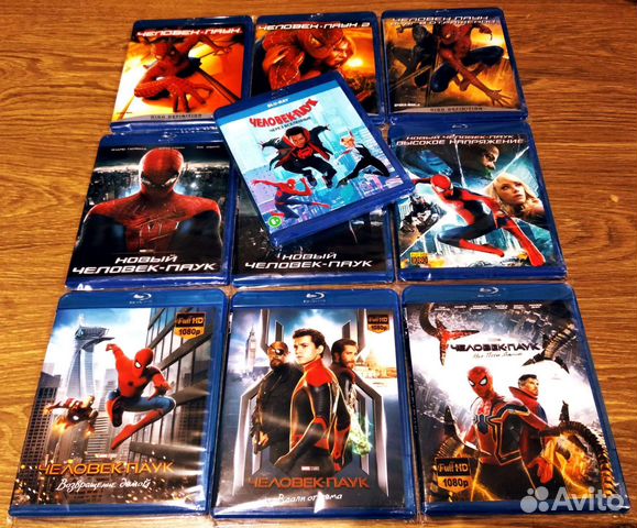 Человек Паук "Полная коллекция" Blu-Ray DVD купить в Санкт-Петербурге ...
