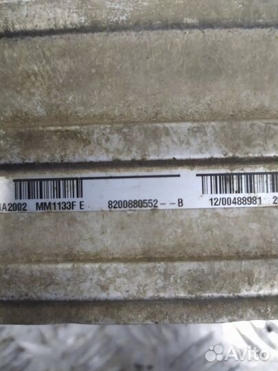 Интеркулер Renault Duster 1.5 DCI 2010-2015