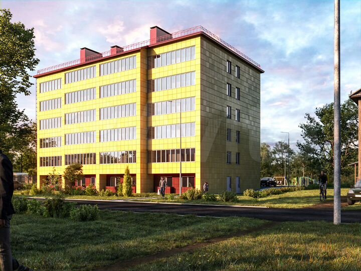 1-к. квартира, 37,1 м², 1/5 эт.