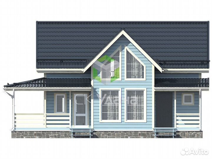 Каркасный дом 7,5*12 по договору с гарантией