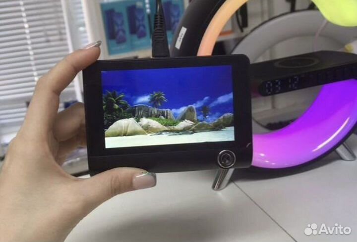 Видеорегистратор 3в1 с камерой салона (новый)
