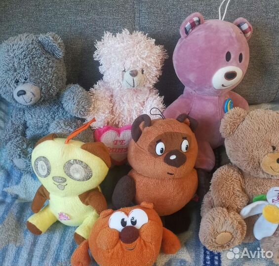 Мягкие игрушки. Медведи. Цена за все