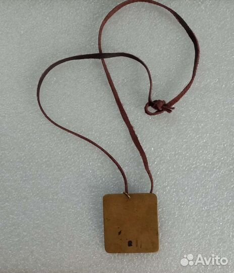 Иконка нательная старинная сюжет 