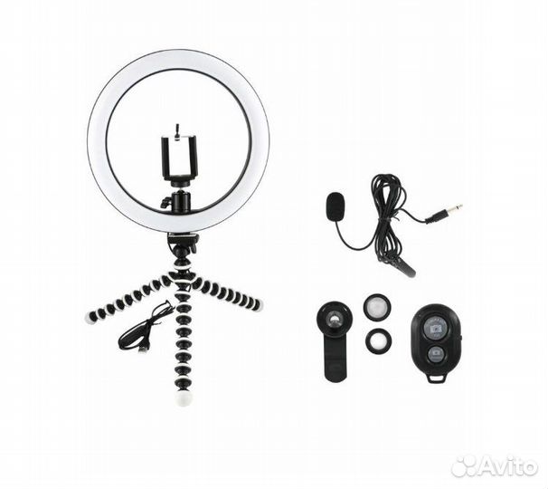 Набор блогера, кольцевая лампа 26 см